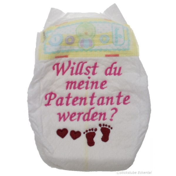 Windel Taufe Patentante